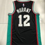 NBA 12 Morant Grizzlies 20-21 authentique Maillot noir